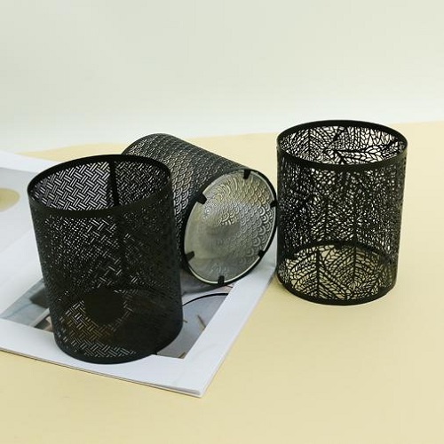 Suporturile de lumânări din metal ajurate din seria „Shadow Pattern”: o alegere estetică modernă a geometriei și a luminii și umbrelor naturale