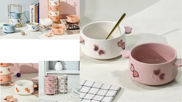 Seria de boluri din ceramică „Dansul fluturelui al inocenței copilului”: Protejarea căldurii fiecărei mese cu un design adorabil