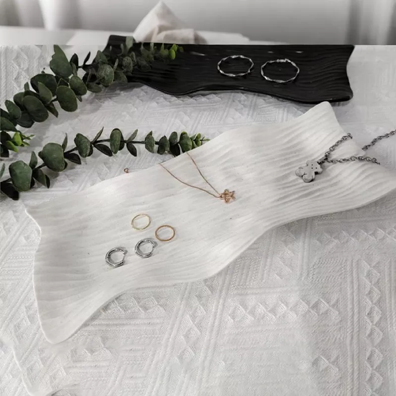 Tava de bijuterii din ceramică de lux de lux